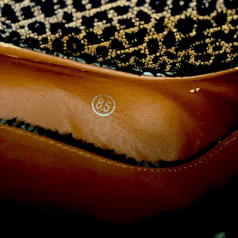 Gorgeous Green And Black Python Platform Heels - image 5